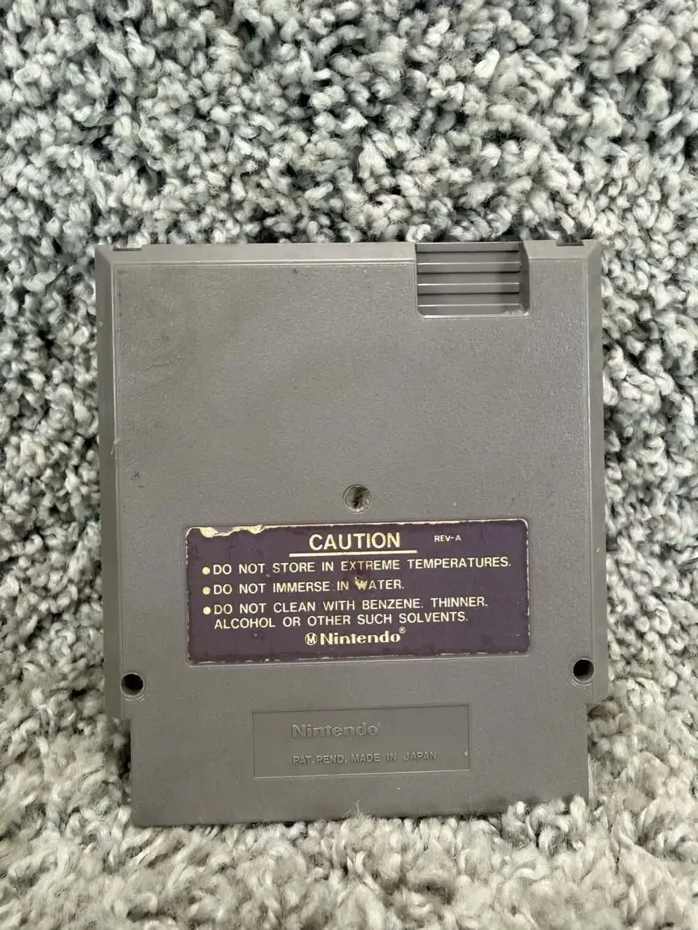 Double Dribble Nintendo Entertainment System (NES) Cartridge